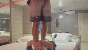 MASTER HARRY FULL WEIGHT TRAMPLE DOM