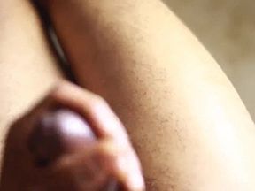 Black Twink With huge Cock CUMS ALL OVER HIMSELF.