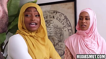 Stepdad Fucks Hijab Teen, Stepmom Holds Her