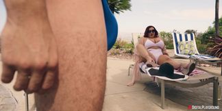 Natasha Nice's Wild Poolside Passion Explodes with Huge Desire