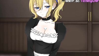 Hayasaka Analized Doggy gets her holes drilled in this anime porn cartoon