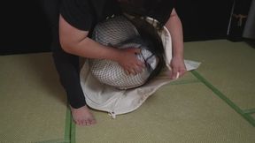 shufu38-The girl was put into the bag and she kept struggling.
