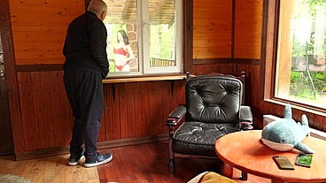 Old Man Met a Pleasant Young Neighbor on His Property, and They Had a Pleasant Conversation