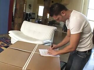 Kinky Beauty with Raven Hair Julie Night Presented Herself Fresh Boss as Particular Sex Doll