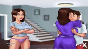 Teen Anime Cutie from Summertime Saga Gets Intimate at Work for Her Husband