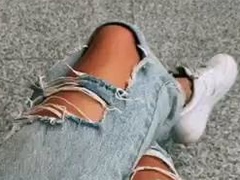 Maitresse Madelines solo foot fetish POV