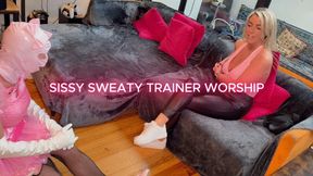 Sissy Sweaty Trainer Worship