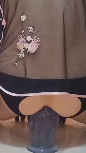 Must-share moment from &quot;Sissy-Kuroko Anal Huge Dildo&quot;