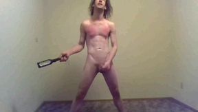 150+ Paddle Strikes to Each of My Transgirl Tits