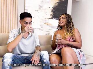 Gorgeous mother I'd like to fuck with a massive black butt gets POV banged by her amoral stepson's heavy penis!