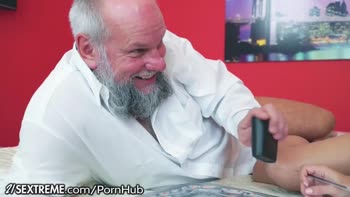 Ride to Ecstasy: 21Sextreme Meets Mature Grandpa