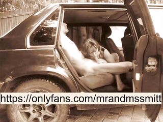 gave public fellatio to in the back seat of a car