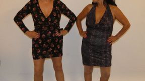 Mature Women Front Room Test of Strength and wrestling holds challenge 1