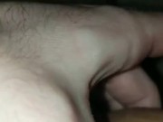 Pup Zeus cums hard. Look closely at :30, you see cum before he orgasms