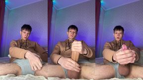 skinny twink with a giant dick needs some serious relief