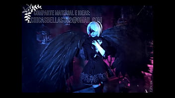 2b nier automata cosplay disharmonica