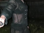 See through skirt
