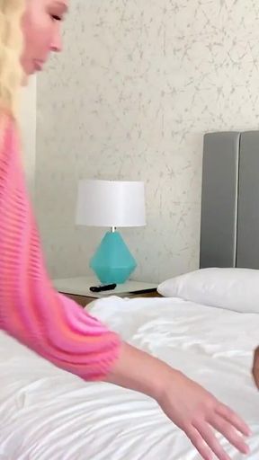 Blonde MILF Mellanie Monroe Takes a BBC Cumshot on Her Juicy Ass Cheeks