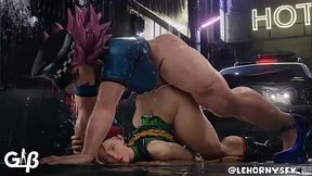 animation by lehornysfx: the police fuck you!