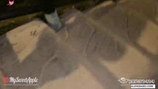 Public Beach Blowjobs - MySweetApple X & DeathBySnusNu Amateur Swinger Orgy