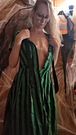Halloween Dress Up: Green N Black Striped Dress