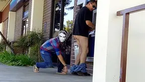 Stranger Behind Mask Ignites Steamy Bareback Rendezvous – GayRoom