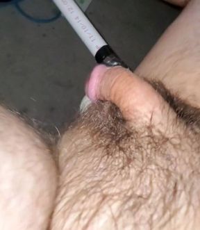 Handsfree Prostate cum on dildo anal orgasm