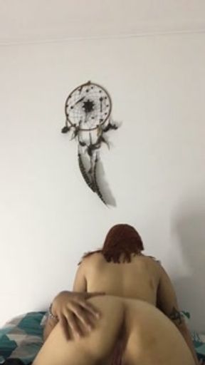 I record myself with my boyfriend having sex riding his cock.