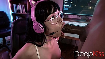 My best friend sucked my cum. She greedily and dirtyly swallowed all my cum with her cute little mouth.[AI]