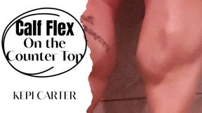 Explicit Calf Job — MILF Muscles Fuck Dildo