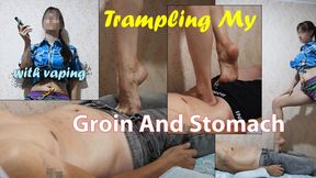 Alisha trampling my groin and stomach | wmv