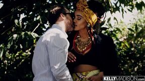 Ebony Hot Girl Julie Kay Takes White Meat in Her Black Butt