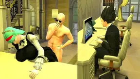 Boss Seduces Lonely Housewife Bulma in Steamy Dragon Ball Encounter