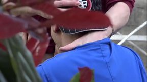 straight worker fucked at work outdoor in uniform by his collegue