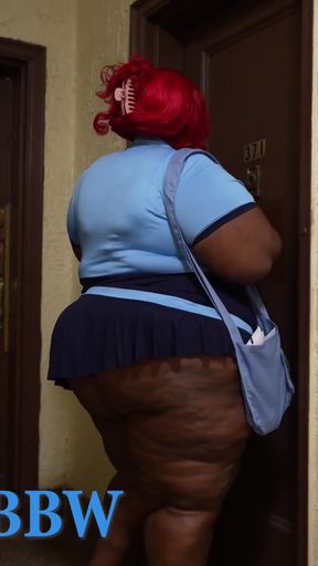 Must-share moment from &quot;SSBBW Mail Lady Drops off a Package&quot;