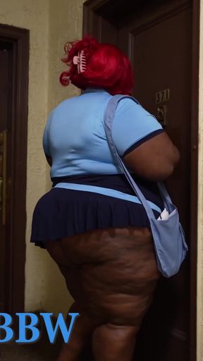 Must-share moment from &quot;SSBBW Mail Lady Drops off a Package&quot;