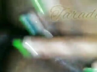 Black girl with a precious booty cumming through her butt.