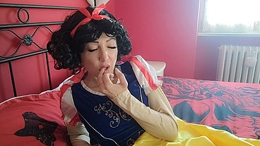 Chantal Channel as burpin snowhite so wet and hot