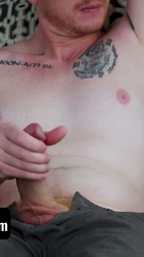 Stepdad Is Trying To Have Some Horny Solo Time When His Wimpy Stepson Calls Him From His Bed   Clip 1