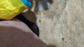 Cumming all over twice in under one minute and trying to cum a third time