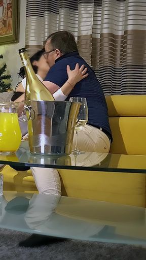 Merry Christmas and Happy New Year, Last Hot Romantic Sex of the Year, at the New Year's Party with Dada Deville