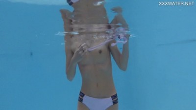 Hungarian Poolside Temptress Gets Wet and Wild