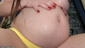 Worship My Big Pregnant Belly