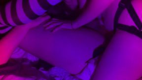 Playful Femdom with Bf: Pegging & Nipple Play Leading to Huge Cumshot