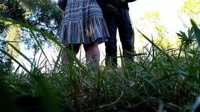 Persuaded my mother-in-law to touch me outside