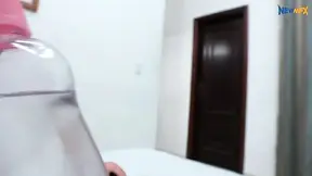Hot Latina hot mom dominates and plays with his face