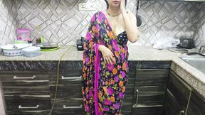 Bhabhi's horny&#x1F975; encounter: 'Kitchen to Cock&#x1F346; Room'