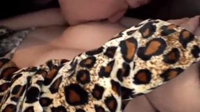 Hot Leopard's Divine White Breasts Meet Big Dick for Sensational Climax Adventure!