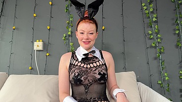 Carrot Top Bunny Uses Carrots For Hardcore DV & DP Pleasure