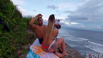 fomos pro pico mais alto da cidade para foder